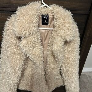 Cozy Cream Faux Fur Jacket